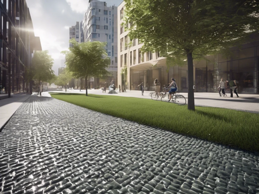 Pavimentação permeável